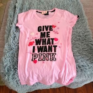 Victoria Secret Pink T-shirt. Size Small. NWT